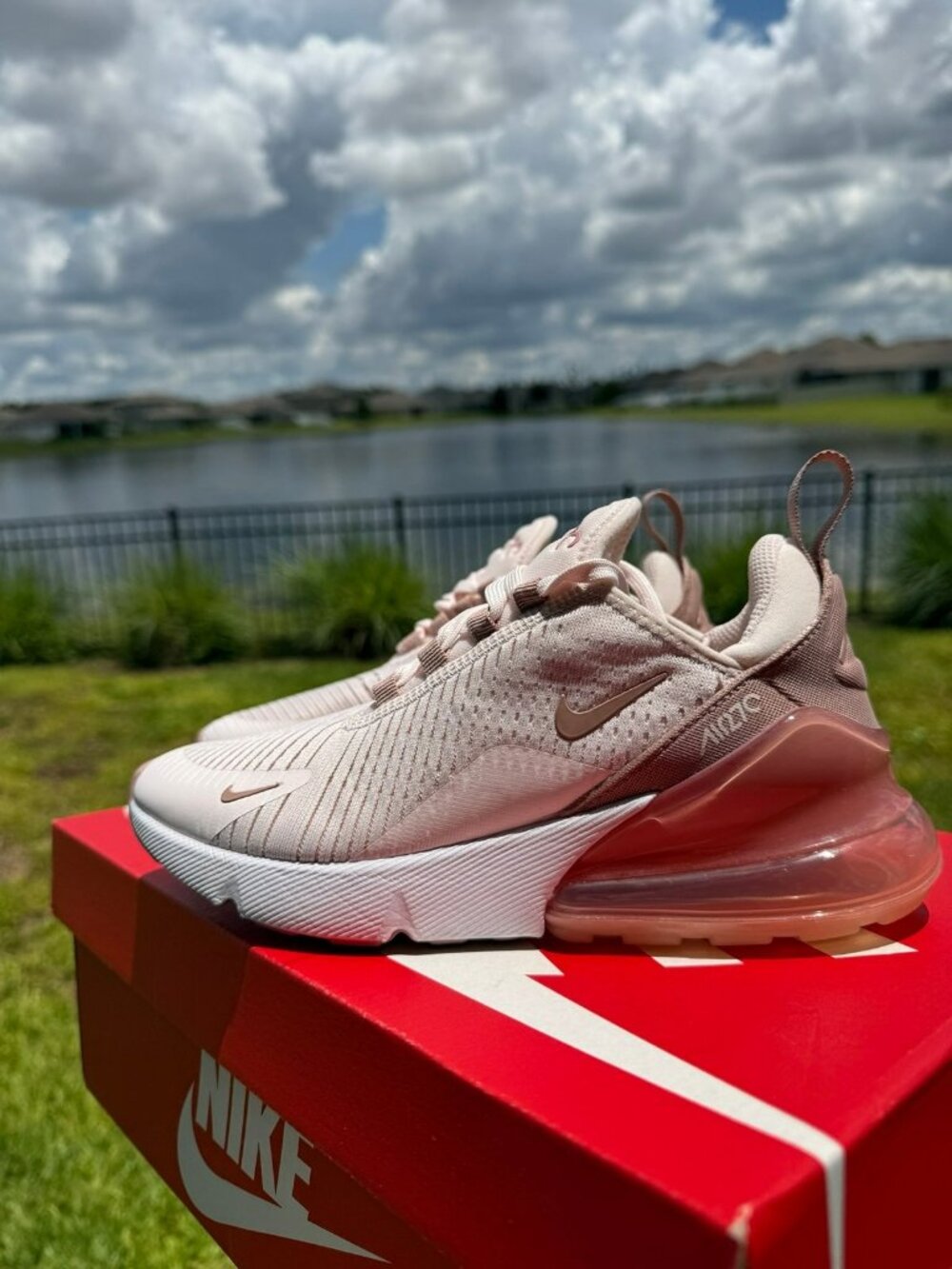 6 WOMEN'S NIKE AIR MAX 270 POMEGRATE PEARL PINK HJ3222-600 RUNNING SNEAKERS